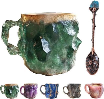 Last 4 hours 57% OFF -2024 New Mineral Crystal Coffee Mugs