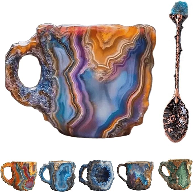 Last 4 hours 57% OFF -2024 New Mineral Crystal Coffee Mugs