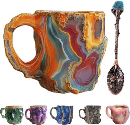 Last 4 hours 57% OFF -2024 New Mineral Crystal Coffee Mugs