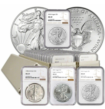🪙1986-2024 American Silver Eagle 39 pcs Set