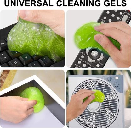 4 Pack Cleaning Gel for Car,320g (2.8oz/pcs)