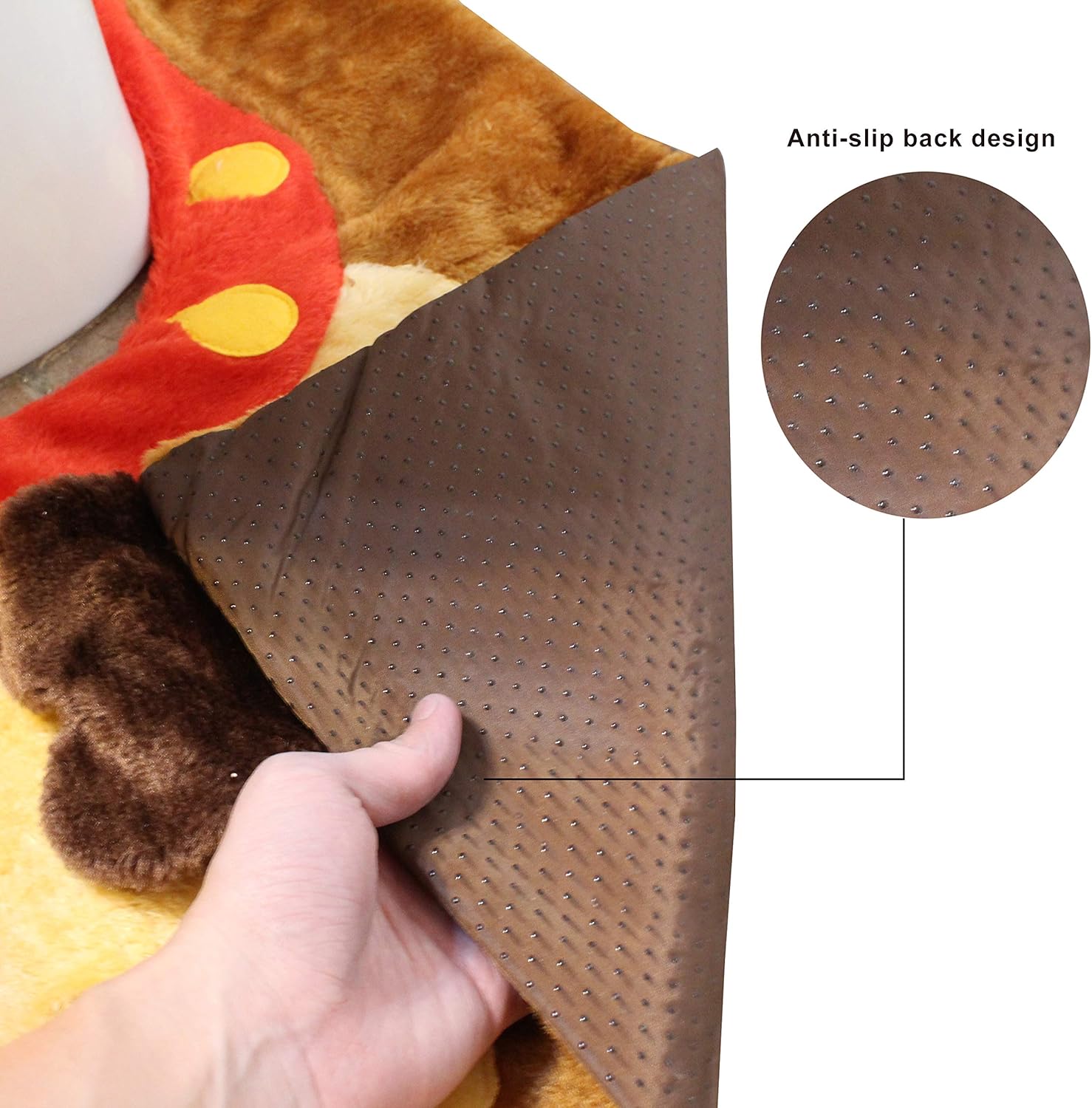 5 Pieces Christmas Theme Bathroom Decoration Set