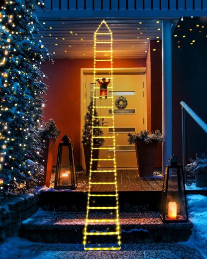 🎅Christmas Sale🎄 LED Christmas Lights with Santa Claus