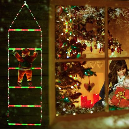 🎅Christmas Sale🎄 LED Christmas Lights with Santa Claus