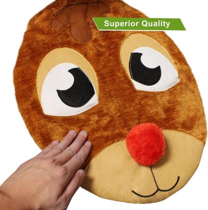 5 Pieces Christmas Theme Bathroom Decoration Set