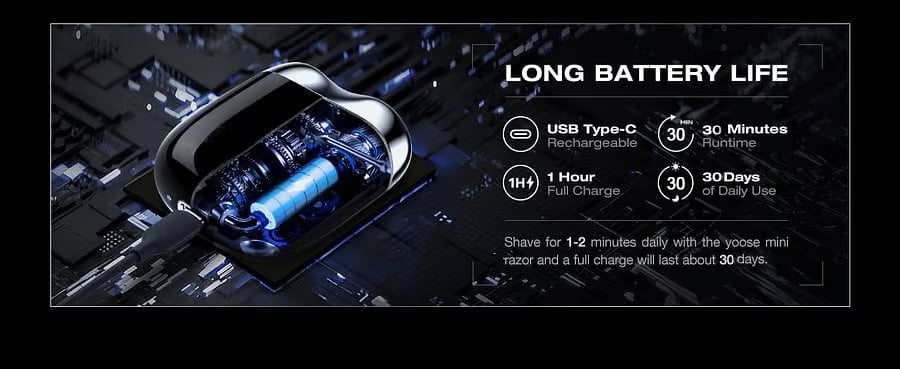 🔥Christmas 49% Off✨Mini double head electric shave