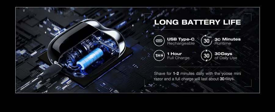 🔥Christmas 49% Off✨Mini double head electric shave