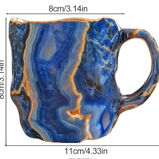 Last 4 hours 57% OFF -2024 New Mineral Crystal Coffee Mugs