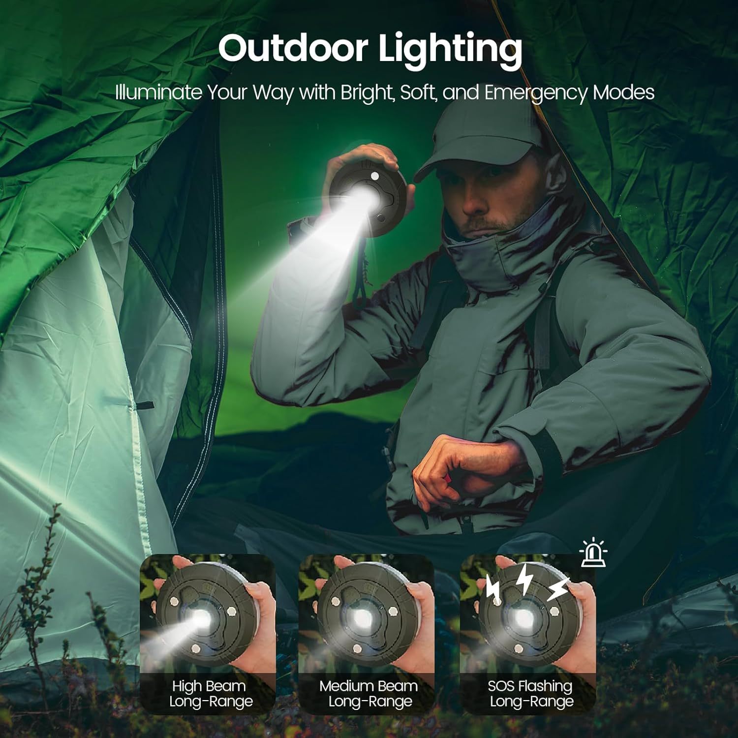 🔥Hot Sale🔥Camping Outdoor Waterproof Portable Stowable String Light