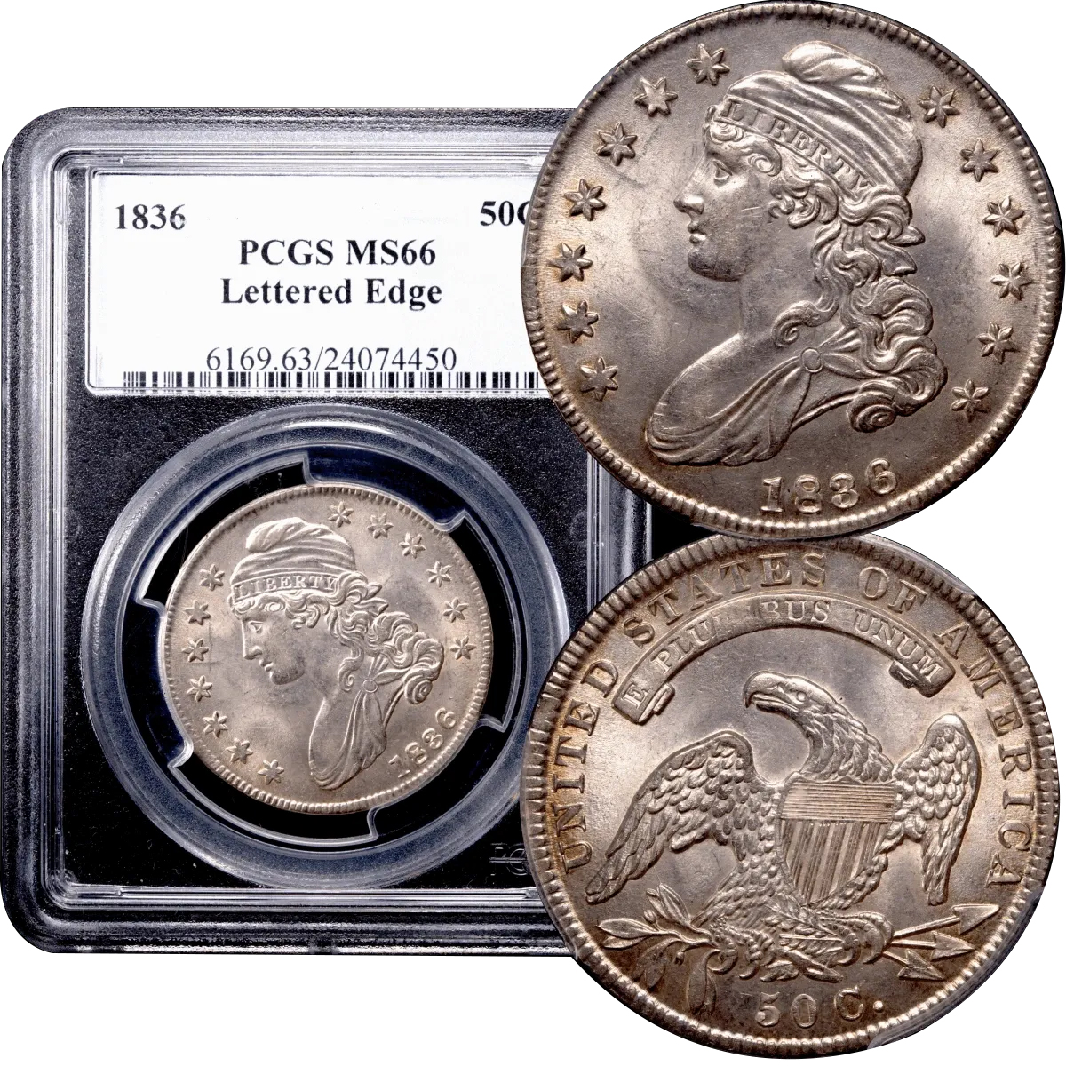 Last 13 sets!!! [Complete Set] 1807-1836 50c Liberty Hooded Bust Engraved Edge Silver Dollar 20 pieces