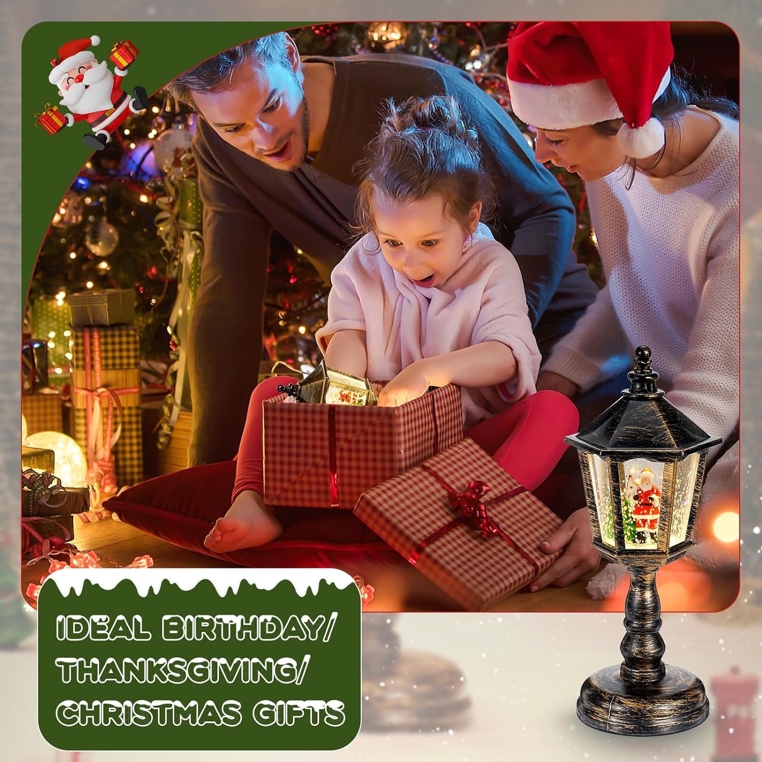 🎅🏻Early Xmas Sale 50%OFF🎅🏻 Christmas Table Lamp Snow Globe ❄️