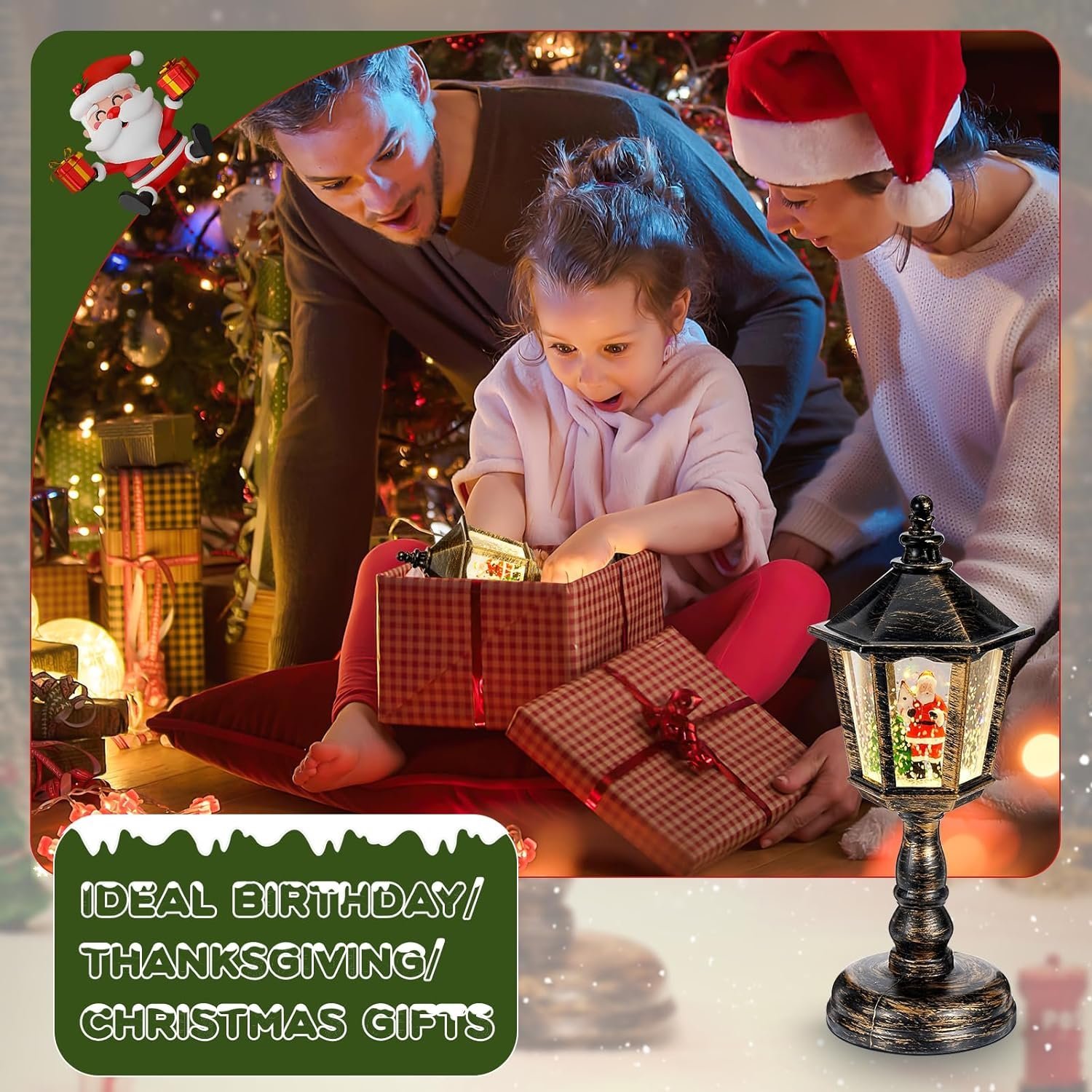 🎅🏻Early Xmas Sale 50%OFF🎅🏻 Christmas Table Lamp Snow Globe ❄️