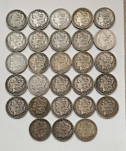 🔥 FLASH SALE! Complete 28-Piece Morgan Silver Dollar Set (1878-1921) ⚡ Limited Stock, Selling Out Fast!