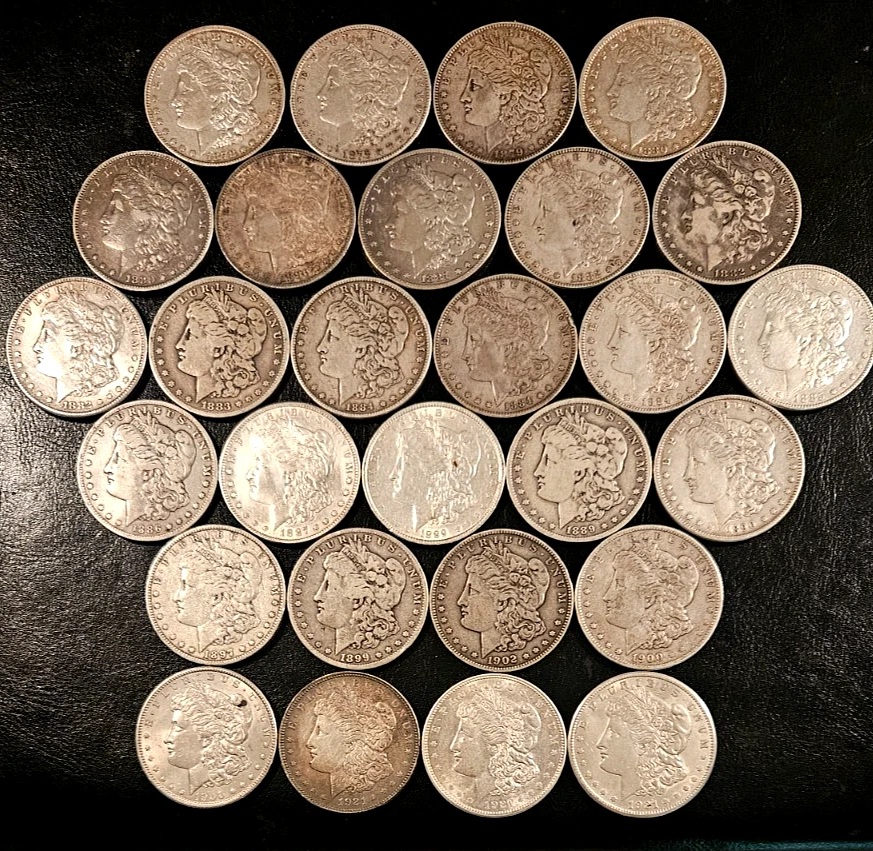 🏛️ The ULTIMATE Morgan Silver Dollar Collection (1878-1921) | 28-Piece Set 💎 Secure Yours Before It's Gone!