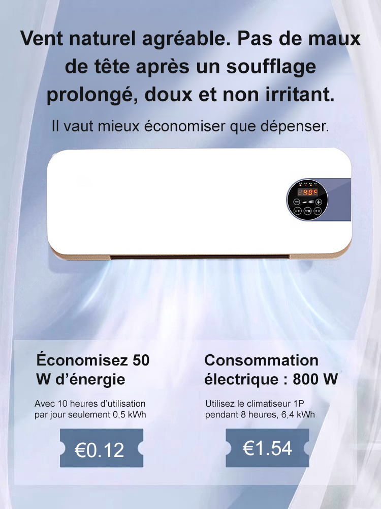 Climatiseur mural domestique chaud et froid-Garantie à vie - Prix réduit limité dans le temps