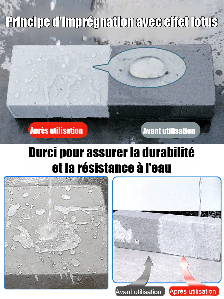 Un seau suffit pour 30 mètres carrés【✨️Garantie d'étanchéité de 50 ans】Adhésif transparent, à séchage rapide et résistant à l'eau