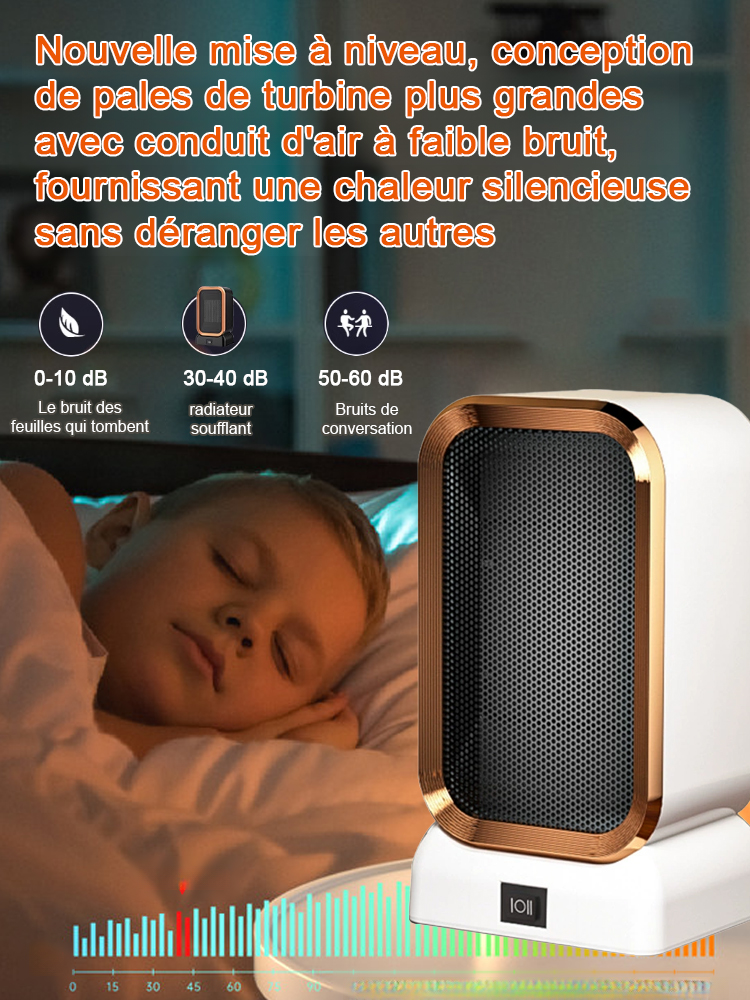【Chauffe en 2 secondes】✨Nouveau radiateur intelligent développé par l'École Polytechnique de Paris💰Le deuxième à seulement 22 € !