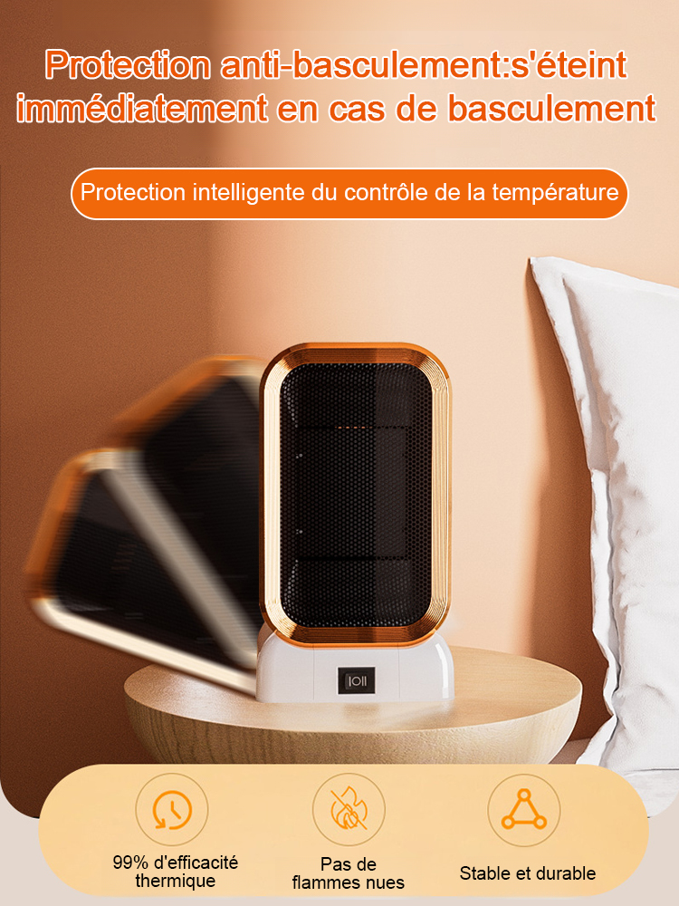 【Chauffe en 2 secondes】✨Nouveau radiateur intelligent développé par l'École Polytechnique de Paris💰Le deuxième à seulement 22 € !