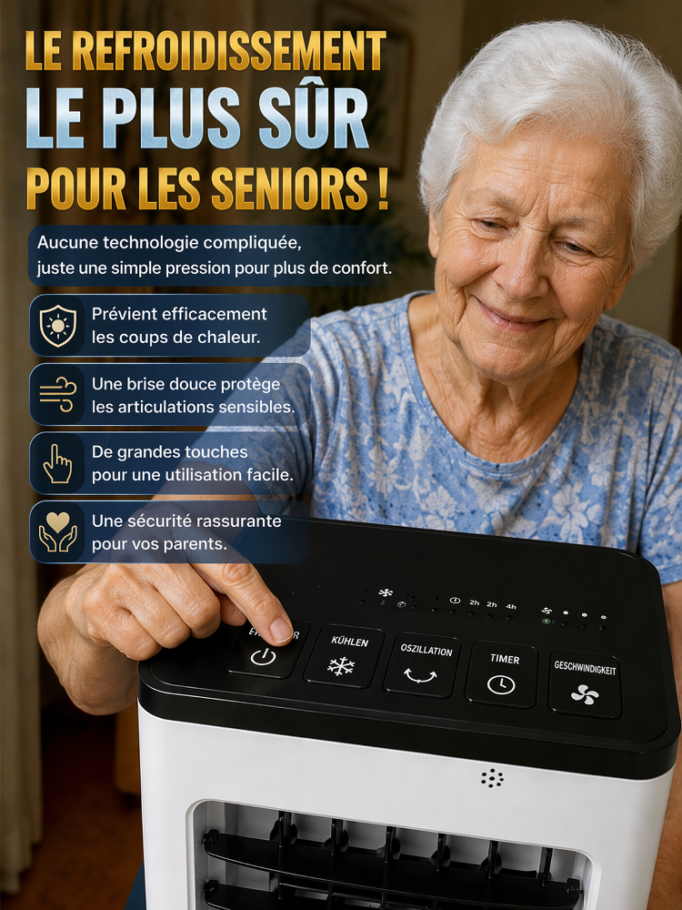【0 Frais d'Installation】Climatiseur Réversible Polytechnique🥇 | Sans unité extérieure | Installation 3s sans perçage🛠️ | Classe énergétique A++⚡ | Froid et Chaud | Silencieux <20dB | Filtre anti-poils d'animaux❄️