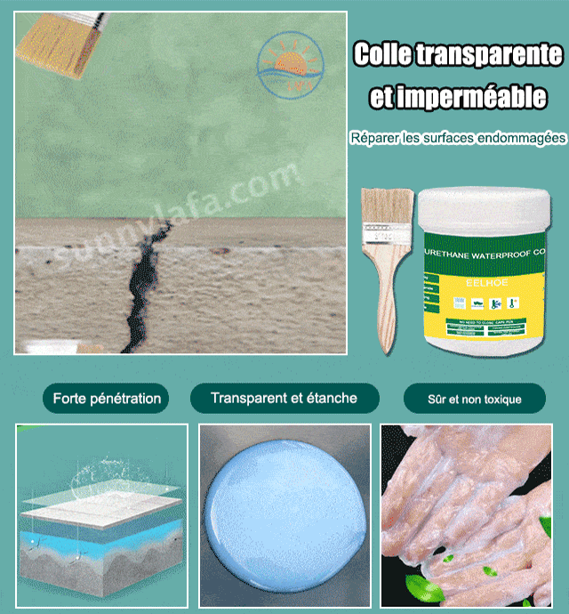 Artefact étanche transparent