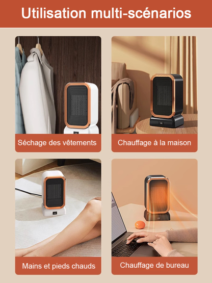 【Chauffe en 2 secondes】✨Nouveau radiateur intelligent développé par l'École Polytechnique de Paris💰Le deuxième à seulement 22 € !
