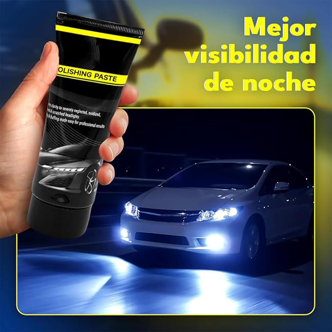 Kit de restauration de phares de voiture pour restauration de phares de voiture pour restaurer les phares troubles, restaurateur de phares jaunâtres ou usés