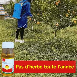 【Herbicide doublement certifié par le Ministère français de l'Agriculture et l'Ange Bleu】