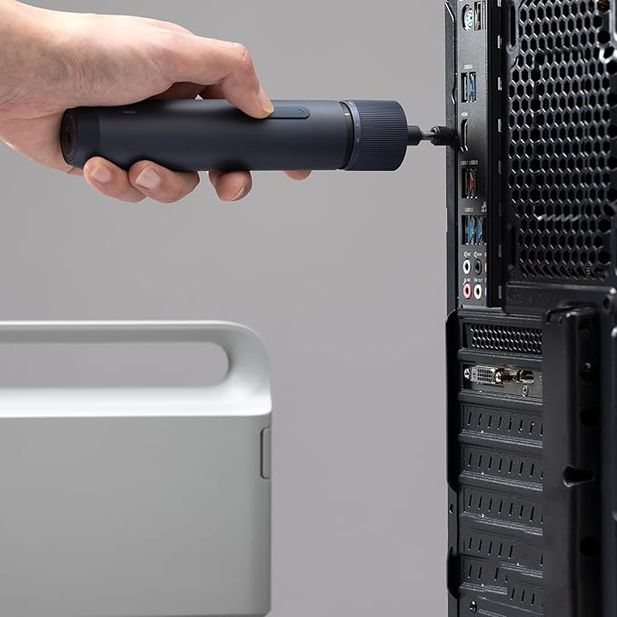 Boîte à Outils avec Visseuse sans Fil 3,6V, Mallette à Outils Complète, Tournevis Électrique à 3 Couples, pour la Réparation à Domicile et Utilisation Quotidienne