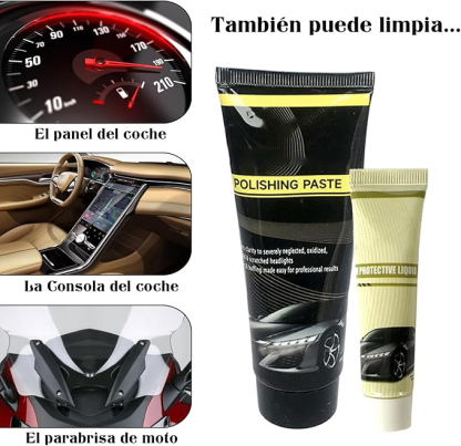 Kit de restauration de phares de voiture pour restauration de phares de voiture pour restaurer les phares troubles, restaurateur de phares jaunâtres ou usés