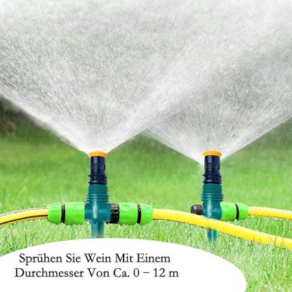 Arroseur Jardin,Arrosage Automatique pour Jardin,Arroseur de Pelouse 360,Arroseur de Jardin Multifonction-RéGlable Vec Raccord De Tuyau 1/2 et Y,Asperseur Arrosage,Arrosage Automatique Pelouse(Set 1)