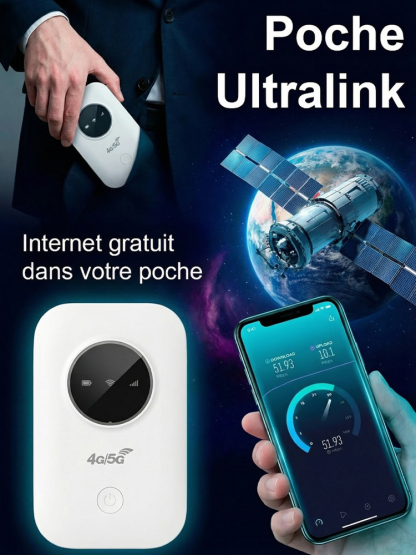 【Internet gratuit dans votre poche】Routeur 5G