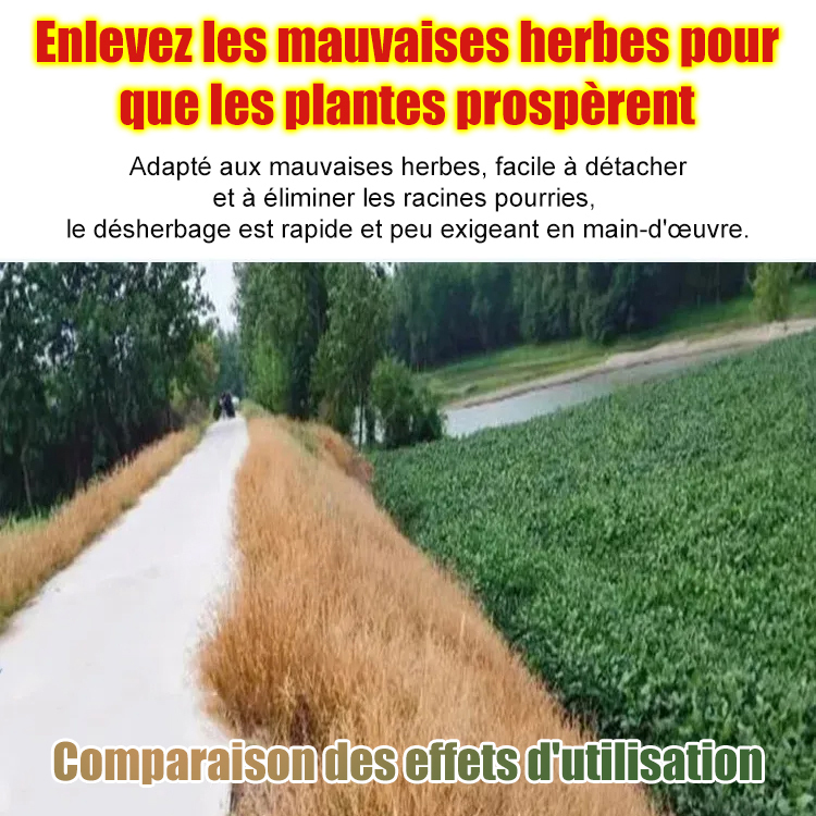 【Herbicide doublement certifié par le Ministère français de l'Agriculture et l'Ange Bleu】