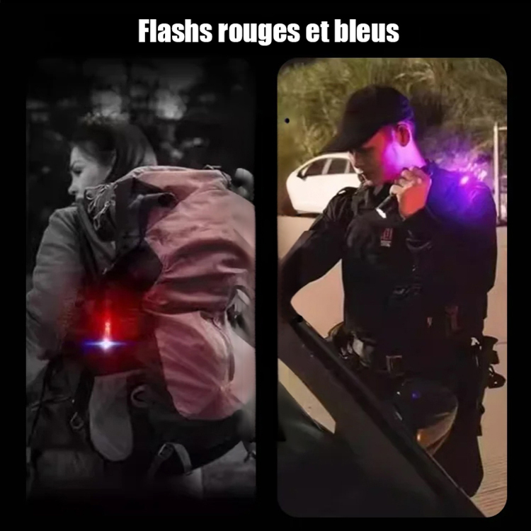 【Trois-en-un multifonctionnel】Lampe de poche SOS d'urgence