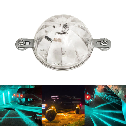 Universal LED Chassis Light - 12V/24V Waterproof Warning Tail Lights for Trucks, Cars, Motorcycles