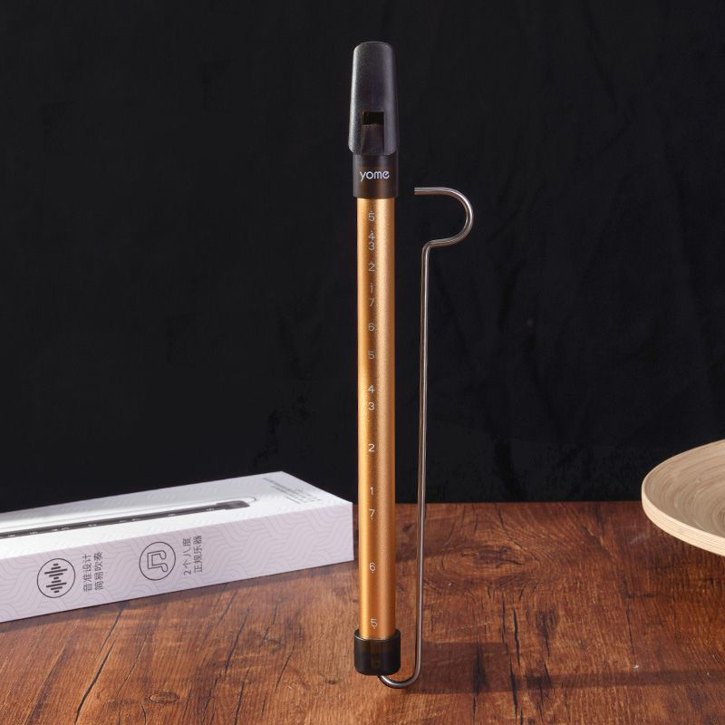 Double-Tone Sliding Flute Whistle Air-Blown Flute Instrument