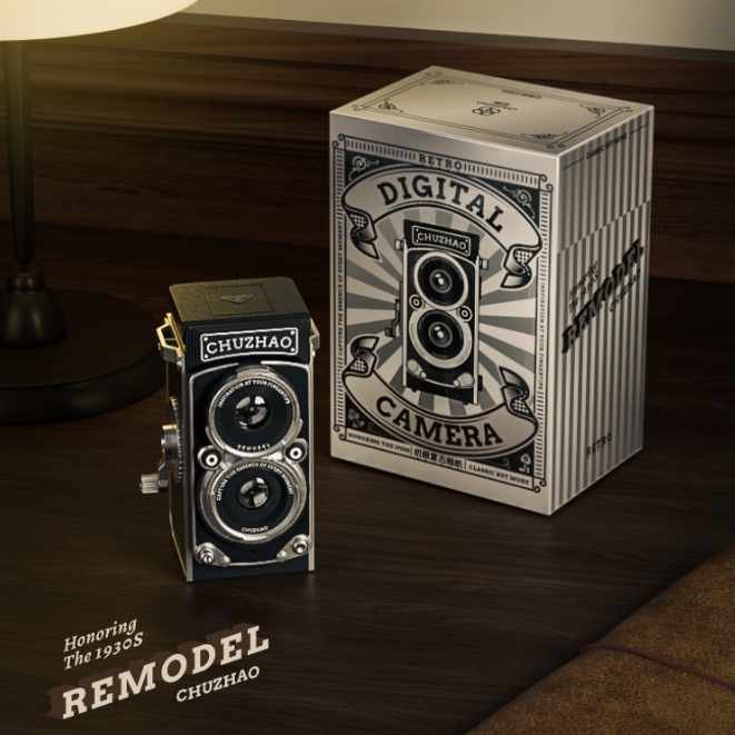  Samsend chuzhao Mini Retro Digital Photography TLR Camera 24MP