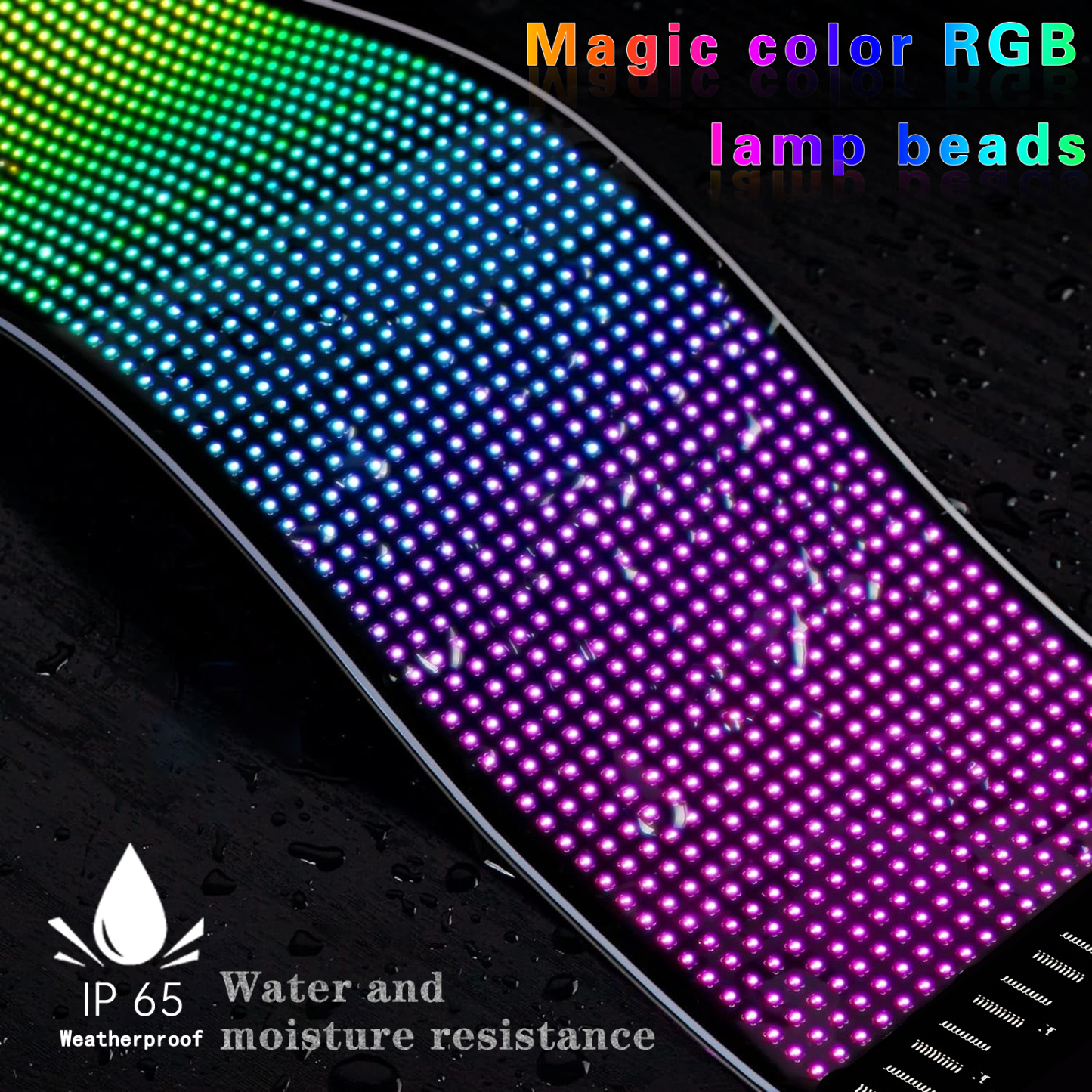 [Exclusive production]Colorful Eye Lamp Soft Screen for Car Windows-joytrump