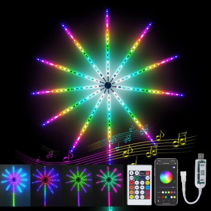 WiFi Bluetooth Smart Fireworks Led Light