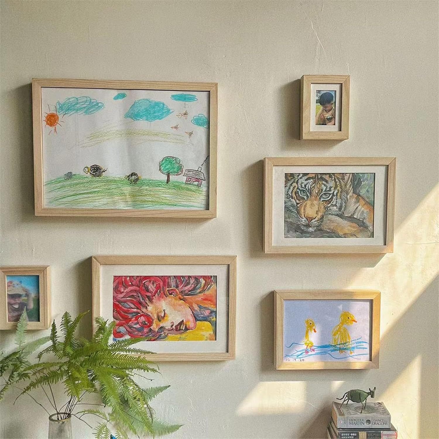Wooden Kids Art Frame