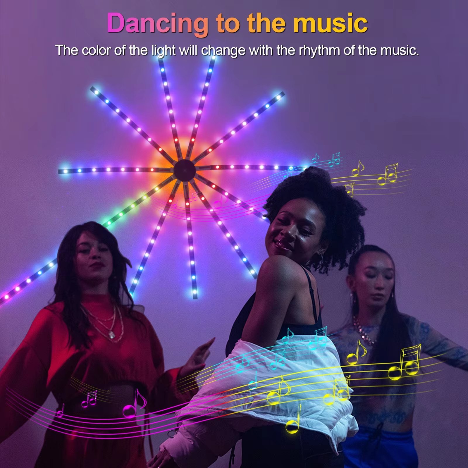 🎁Last Day Promotion 49% OFF - 💡WiFi Bluetooth Smart Fireworks Led Light