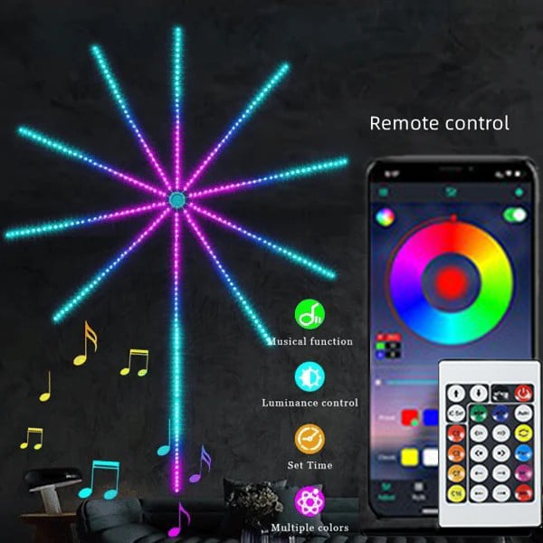 🎁Last Day 49% OFF - 💡WiFi Bluetooth Smart Fireworks Led Light