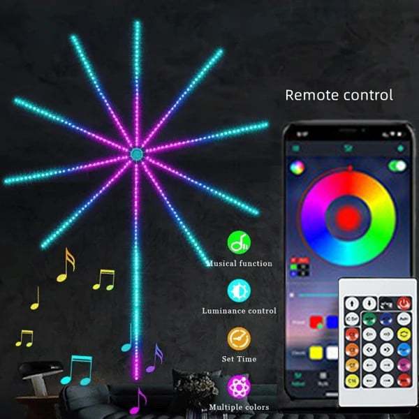 🎁Last Day 49% OFF - 💡WiFi Bluetooth Smart Fireworks Led Light