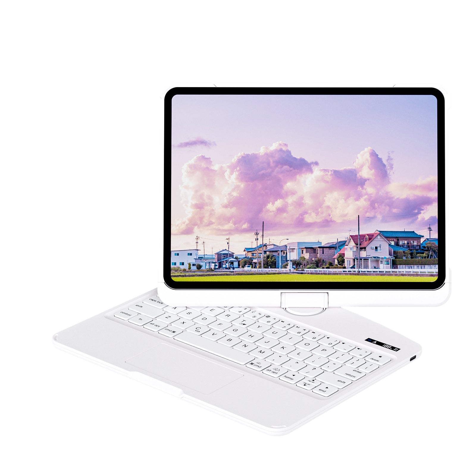 10.2" iPad (7/8/9) Gen Transparent 360° iPad Keyboard Case