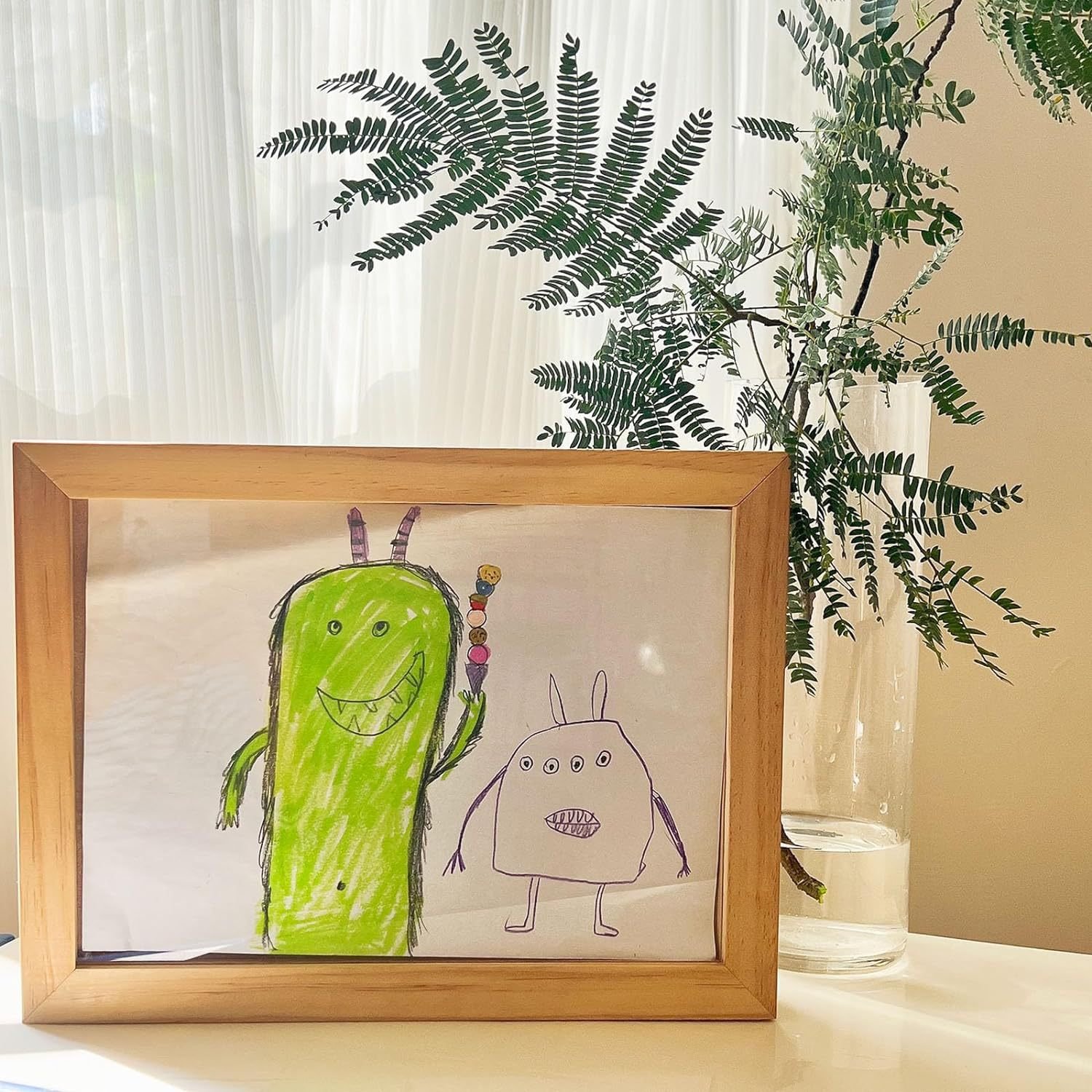 Wooden Kids Art Frame