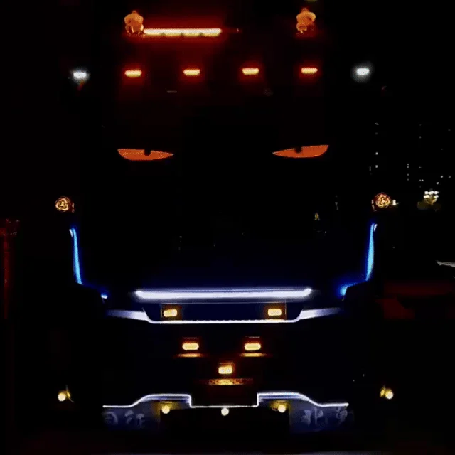 [Exclusive production]Colorful Eye Lamp Soft Screen for Car Windows