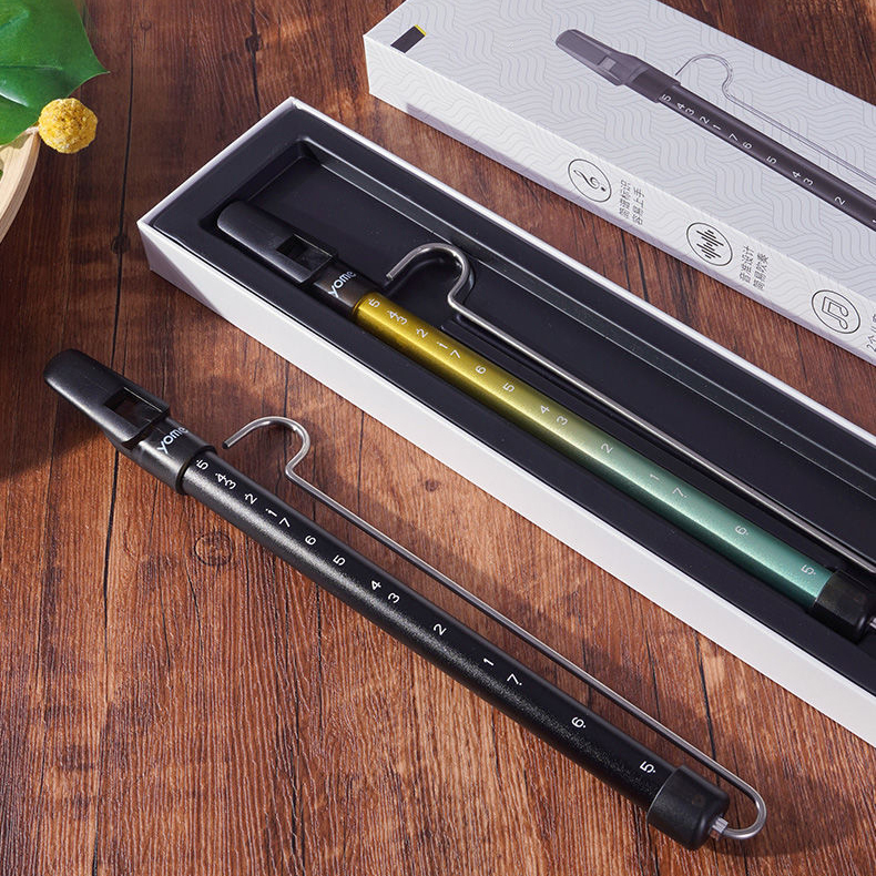 Double-Tone Sliding Flute Whistle Air-Blown Flute Instrument