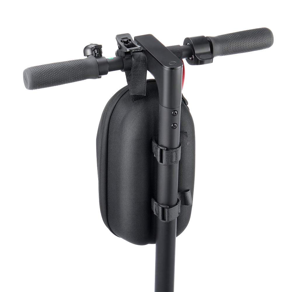 Zwarte opbergzak voor elektrische scooterkop