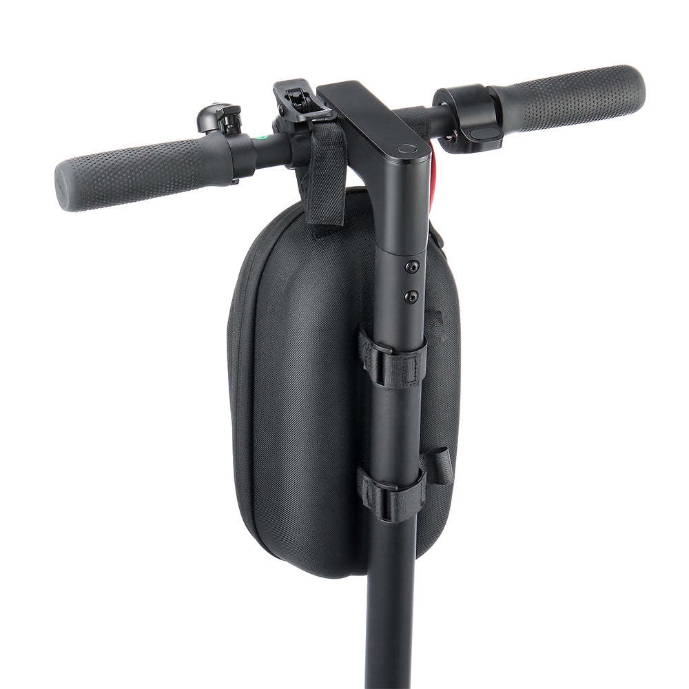 Zwarte opbergzak voor elektrische scooterkop