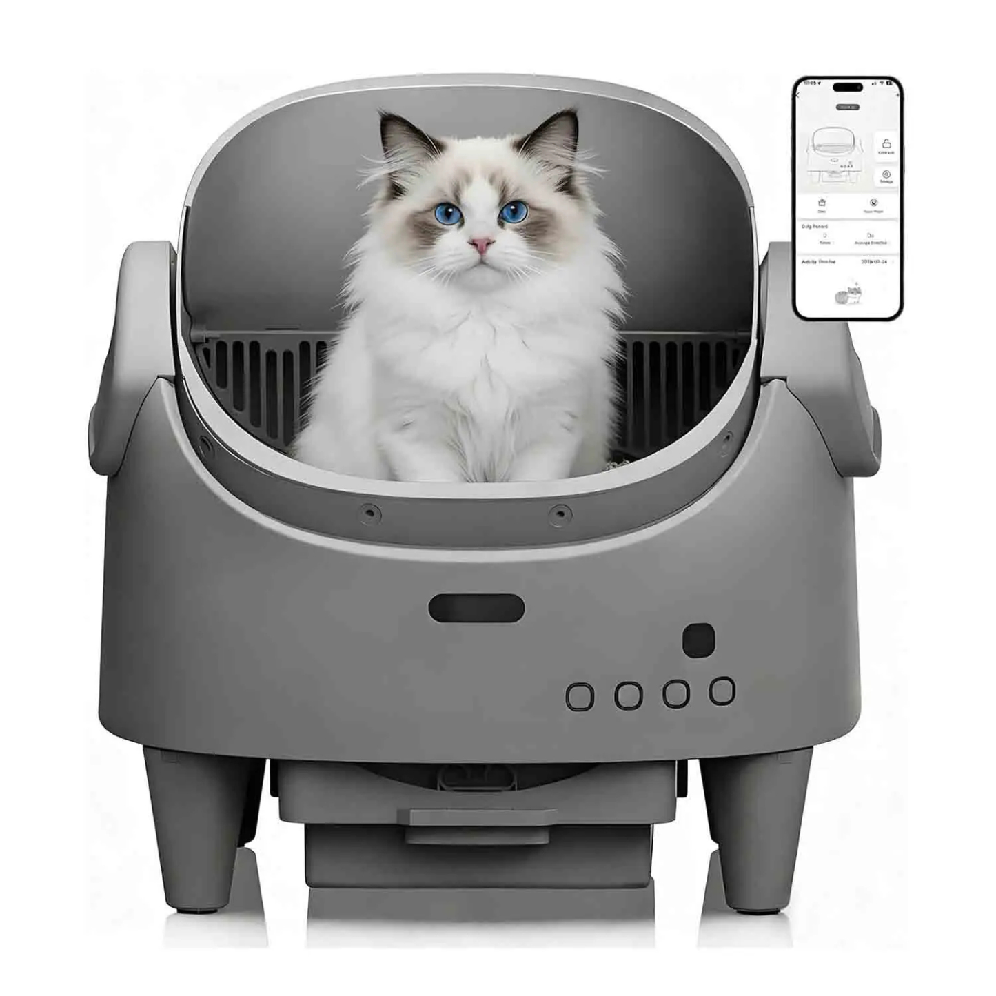 Smart Självrengörande Kattlåda