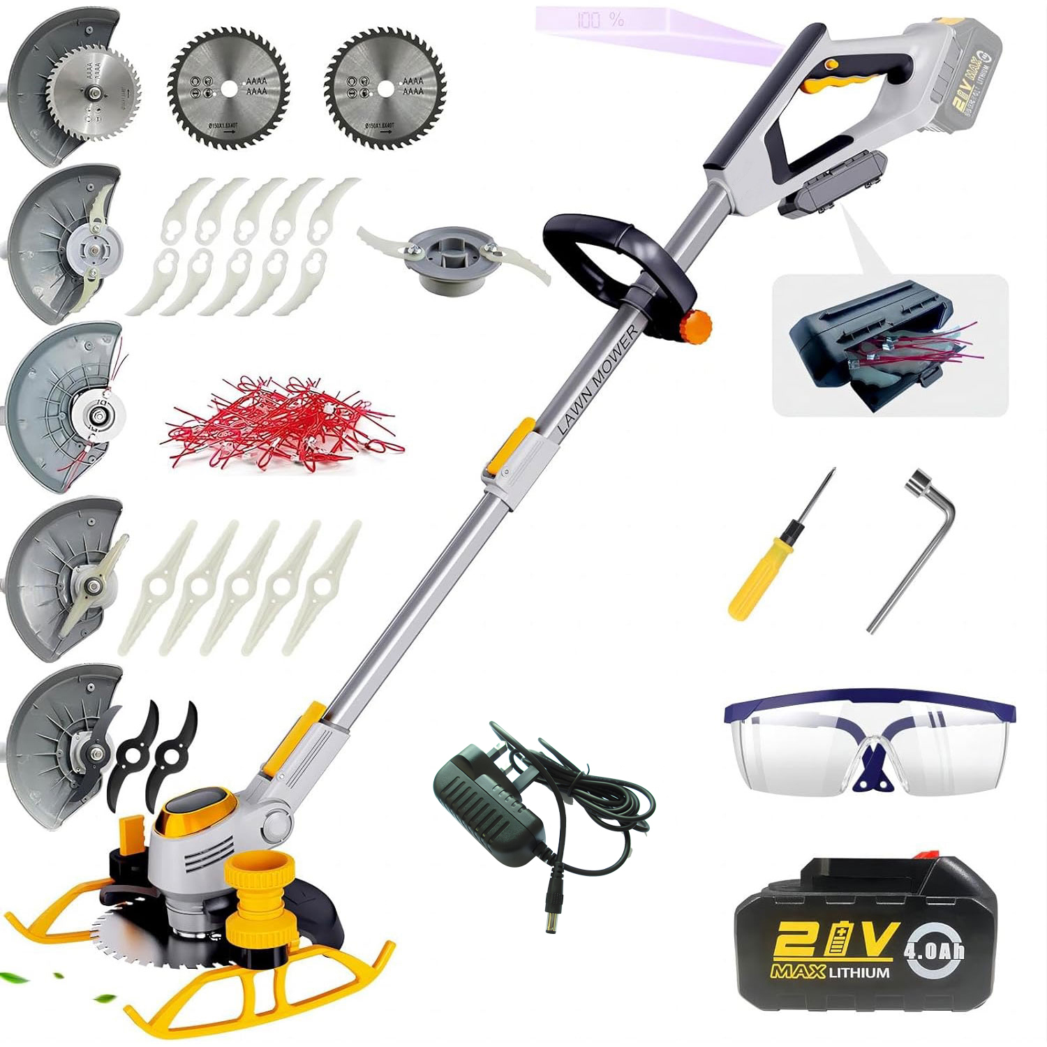  Batteridriven Grästrimmer